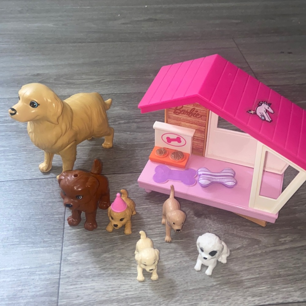 Barbie puppy set